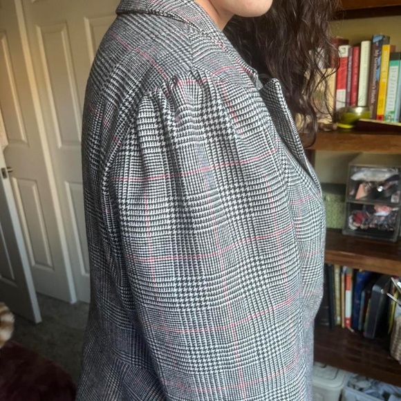 TWEED PATTERNED BLAZER - Picture 3 of 4